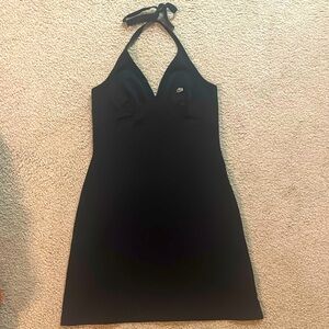 Lacoste Black Halter Dress